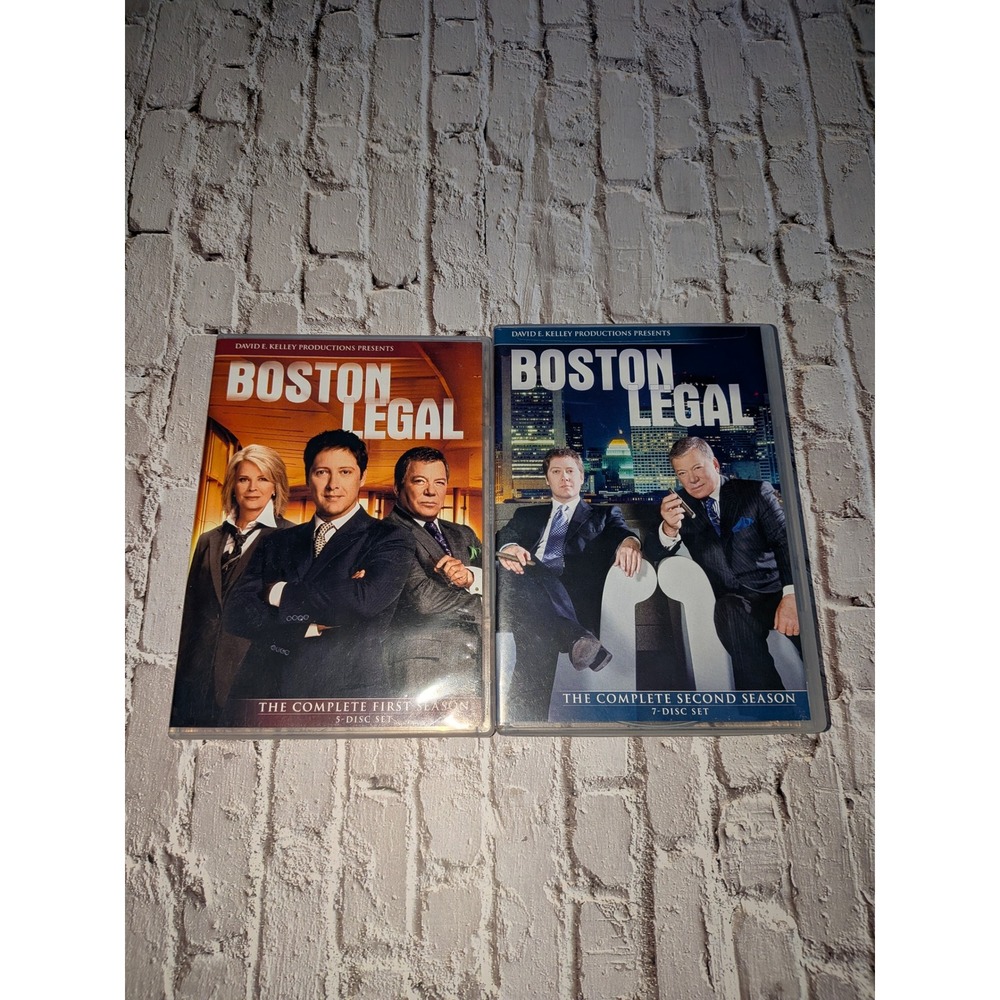 Boston Legal The Complete First and Second Seasons DVD Set James Spader Shatner